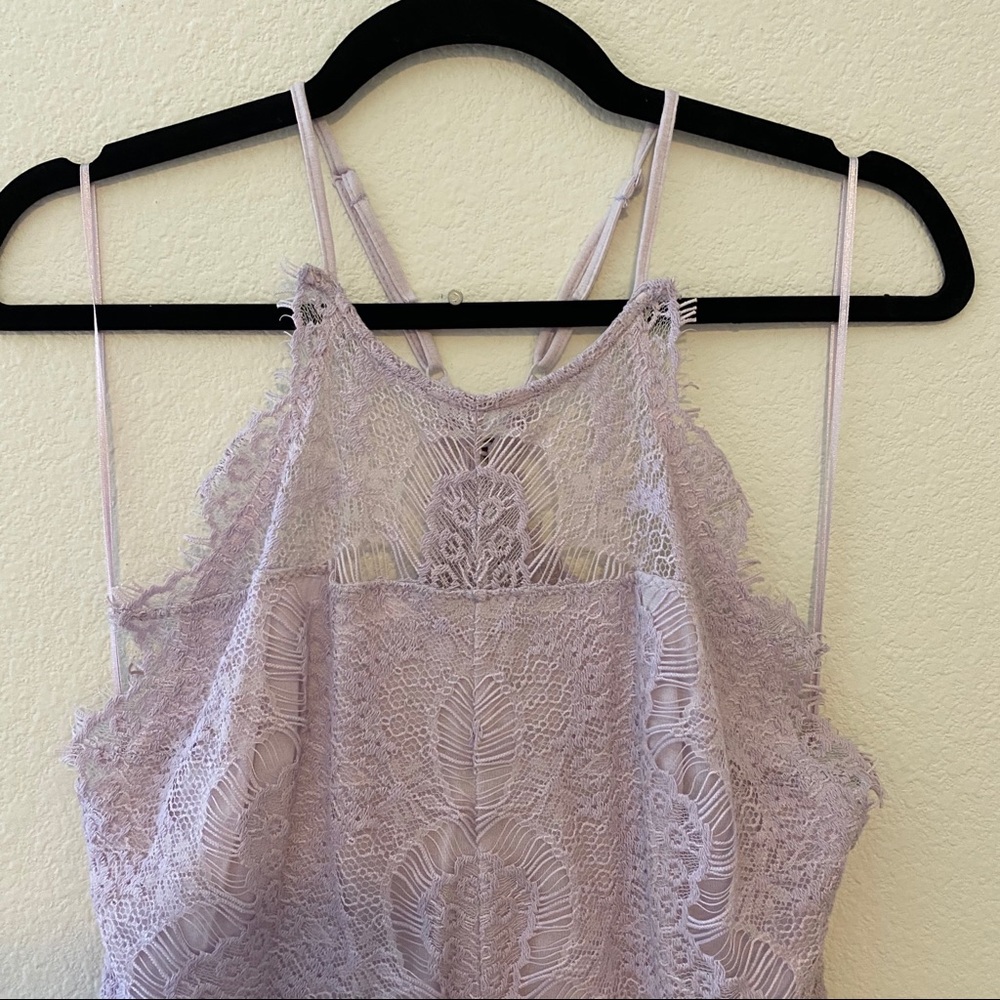 Free People Lavender Lace Dress